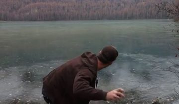 Something Special Happens when You Skip a Rock Across a Frozen Lake. That's Exactly What Cory Williams in Eagle River, Alaska Captured on Video for His Youtube Channel, Dudelikehella. As…